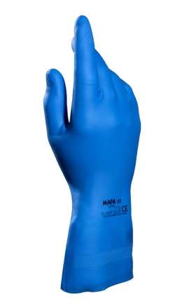 Image de GANT LATEX NATUREL VITAL 165 BLEU TAILLE 9 LA PAIRE