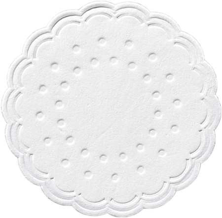 Image de ROND SOUS-VERRE BLANC CART.3000