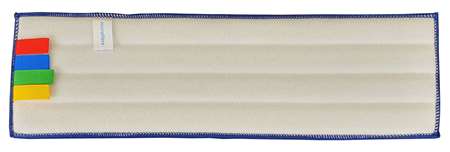 Image de FRANGE MICROFIBRE BLEUE VELCRO 42x14cms