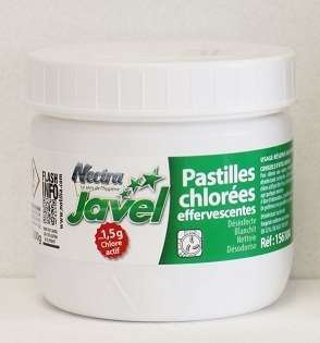 Image de PASTILLE CHLORE BOITE DE 150