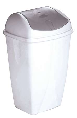 Image de RECEPTACLE 50 LT COUV. BASC. BLANC SWING