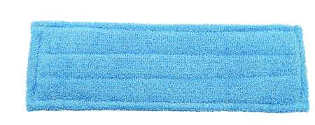 Image de FRANGE MICROFIBRE BLEUE 40X12 poche languette oeillets