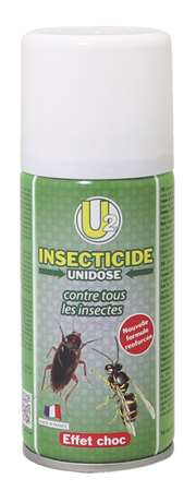 Image de INSECTICIDE ONE SHOT UNIDOSE U2 AEROSOL 150 ML