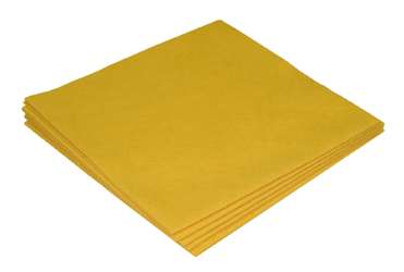 Image de MICROFIBRE TYPE PEAU DE CHAMOIS JAUNE 40X40 SACH. 5 NET130J