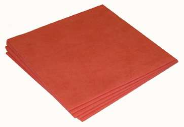 Image de MICROFIBRE TYPE PEAU DE CHAMOIS ROUGE 40X40 SACH. 5 NET130R