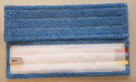 Image de MOP MICROFIBRE DE LAVAGE HQ BLEU VELCRO 14X48 T471V