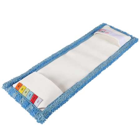 Image de MOP MICROFIBRE DE LAVAGE HQ BLEU A POCHES 15X45 T471P