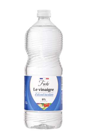 Image de VINAIGRE BLANC FUCHS 8° BOUTEILLE 1 LITRE