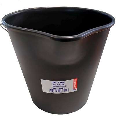 Image de SEAU 12 LITRES PLASTIQUE GRADUE ANSE METAL
